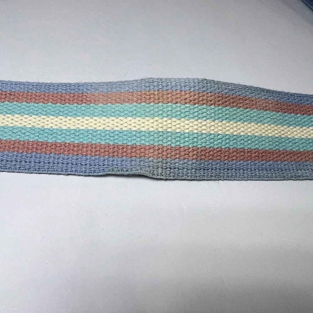 Pastel Stripe Canvas Belt Webbing 54